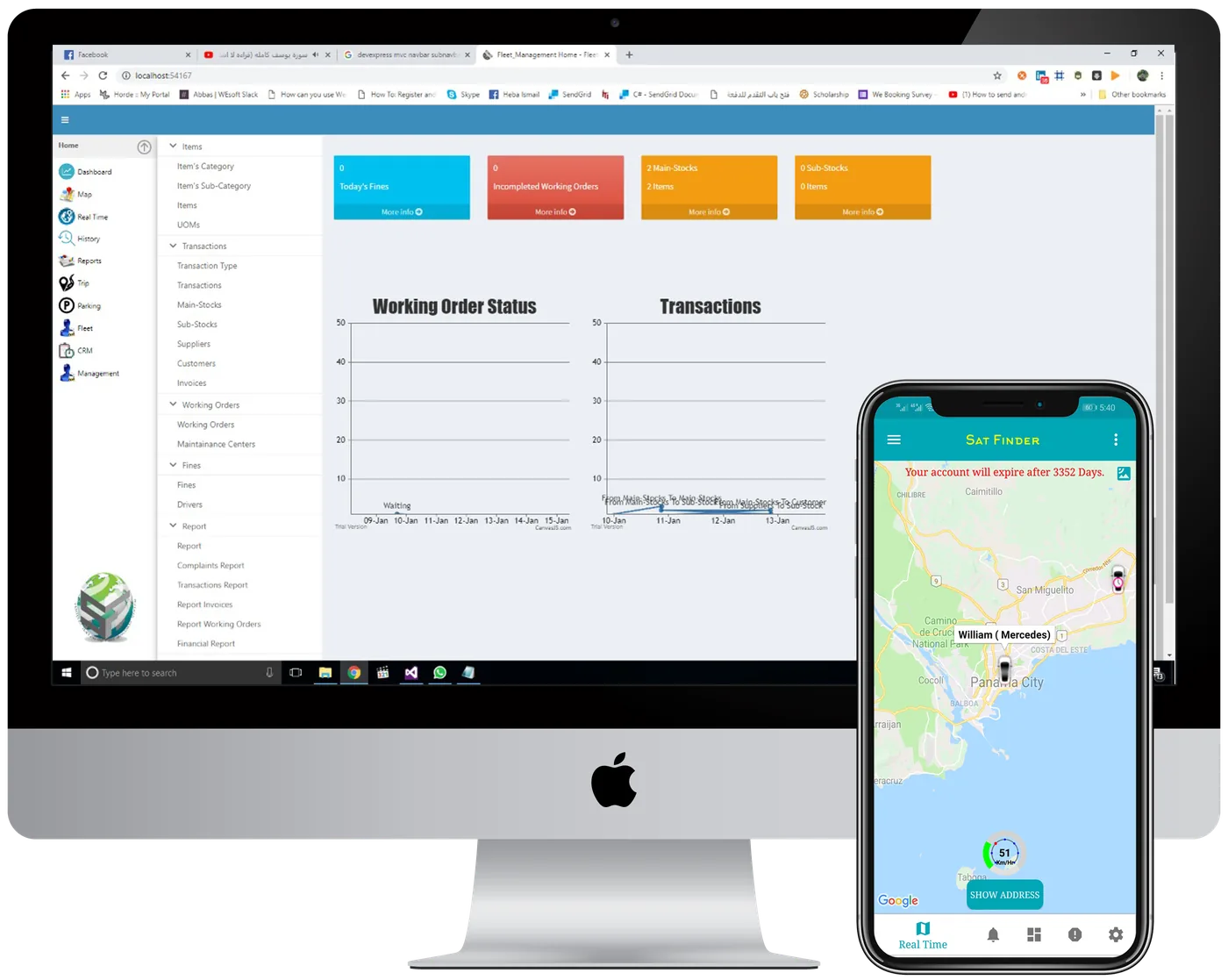 AgentLink fleet dashboard